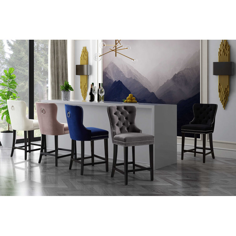 Costigan velvet 26 bar stool new arrivals